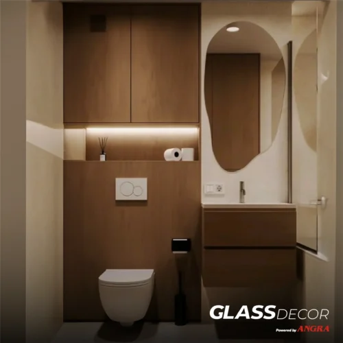 Lustro ścienne, nieregularny kształt - DAKOTA