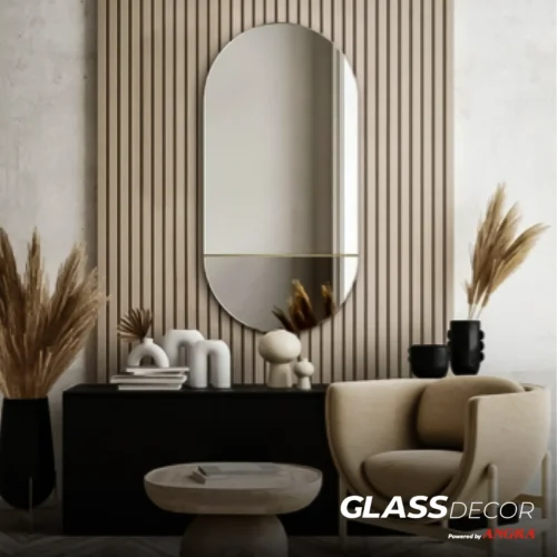 Lustro ścienne, owalny kształt - OKLAHOMA