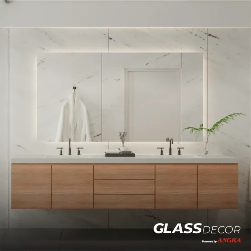 Lustro ścienne, prostokątny kształt - ALASKA