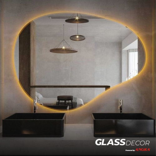 Lustro ścienne, nieregularny kształt - ALABAMA